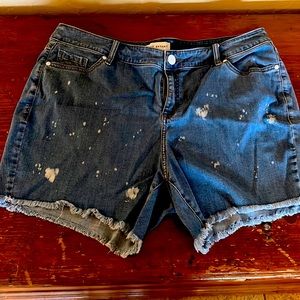 Lane Bryant Acid Splatter Shorts